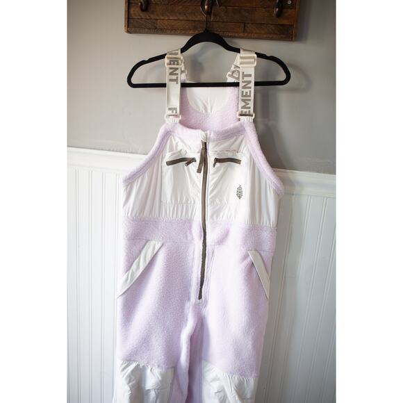 Free People Hit The Slopes Overalls Large NWOT - Picture 3 of 5